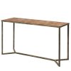 Liberty Bay Parquet Top Console Table