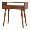 Mango Hill Open Slot Curved Console Table