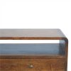 Mango Hill Open Slot Curved Console Table