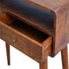 Mango Hill Open Slot Curved Console Table