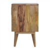 Mango Hill Pineapple Carving Bedside Table