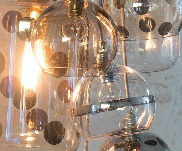 Striped Pillar Lights