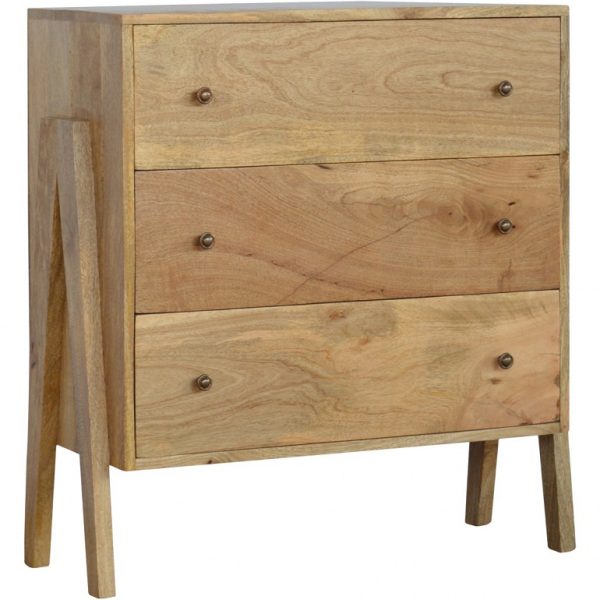 Mango Hill 3 Drawer V-shaped Chest