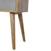 Mango Hill 4 Drawer Nordic Style Grey Hand-Painted Console Table
