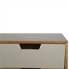 Mango Hill 4 Drawer Nordic Style Grey Hand-Painted Console Table