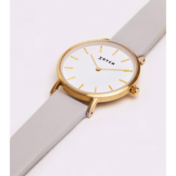 The Petite Light Grey & Gold