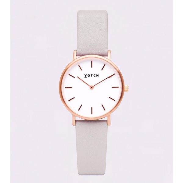 The Petite Light Grey & Rose Gold