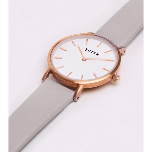 The Petite Light Grey & Rose Gold