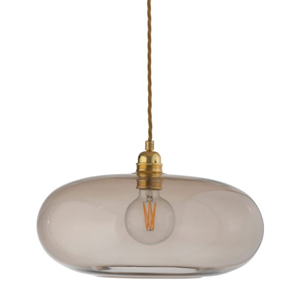 Horizon Pendant Lamp, Chestnut Brown, 36cm