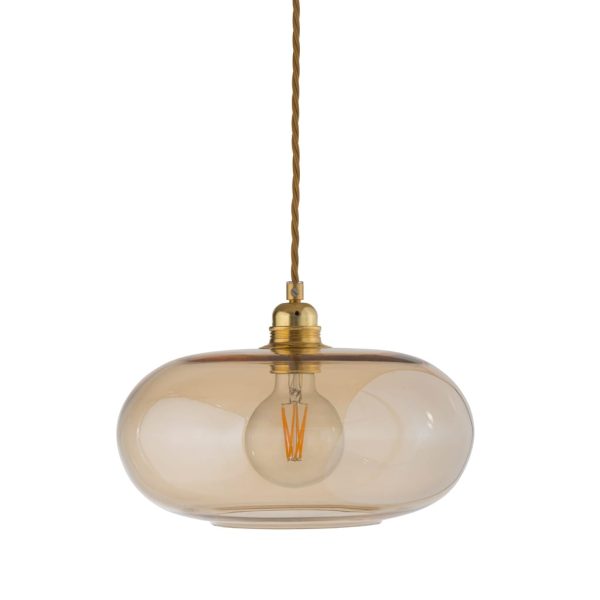 Horizon Pendant Lamp, Golden Smoke, 29cm