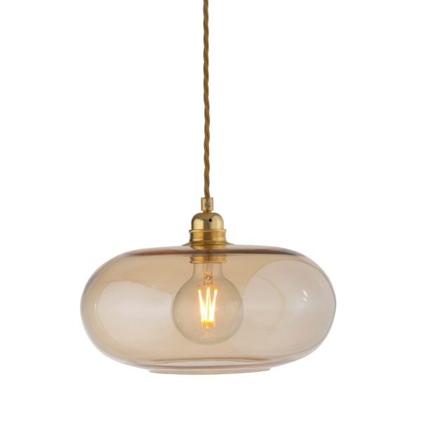 Horizon Pendant Lamp, Golden Smoke, 29cm