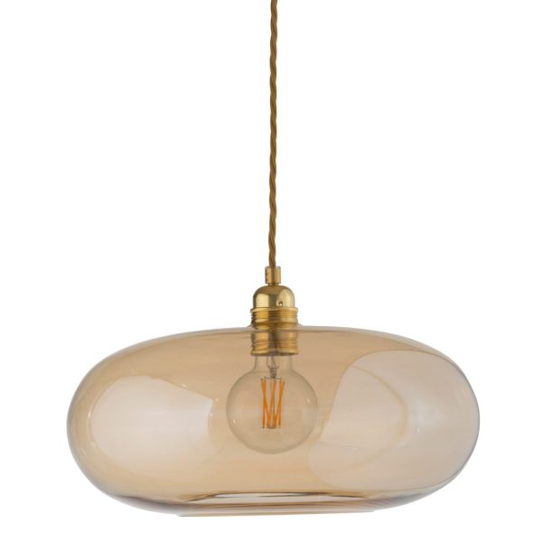 Horizon Pendant Lamp, Golden Smoke, 36cm