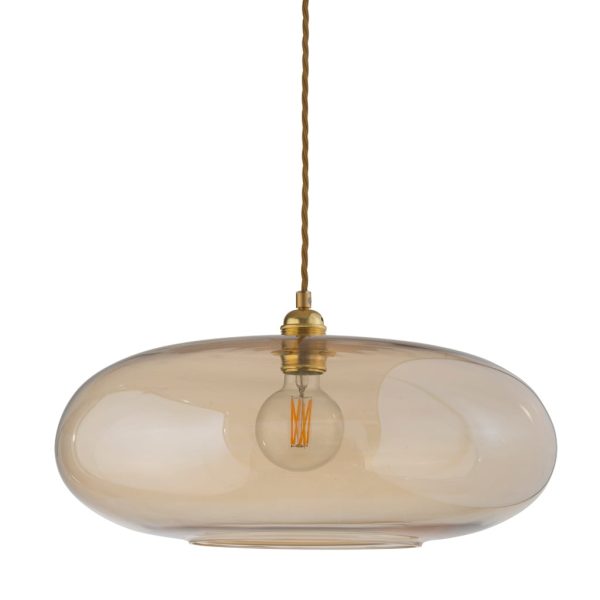 Horizon Pendant Lamp, Golden Smoke, 45cm