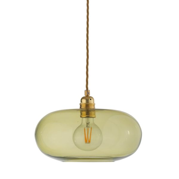 Horizon Pendant Lamp, Olive, 29cm