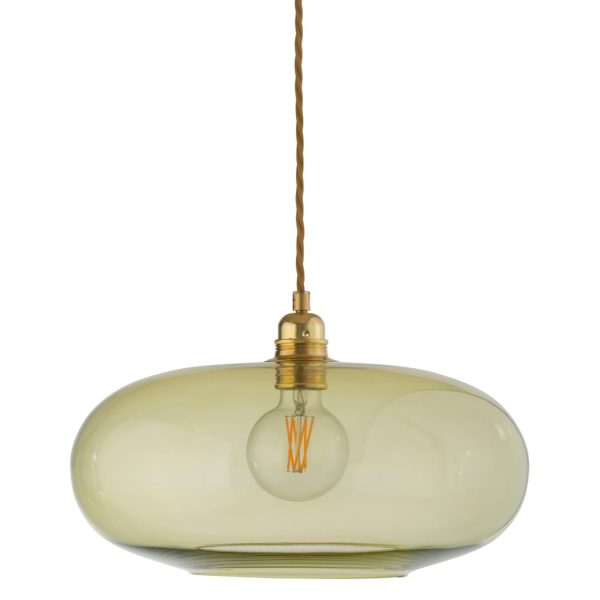 Horizon Pendant Lamp, Olive, 36cm