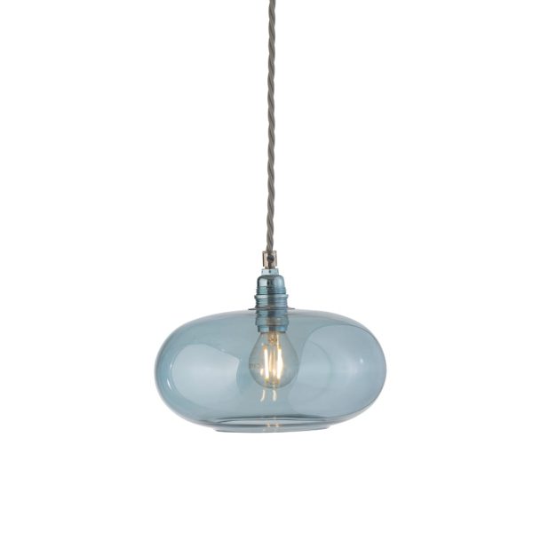 Horizon Pendant Lamp, Topaz Blue, 21cm