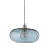 Horizon Pendant Lamp, Topaz Blue, 29cm