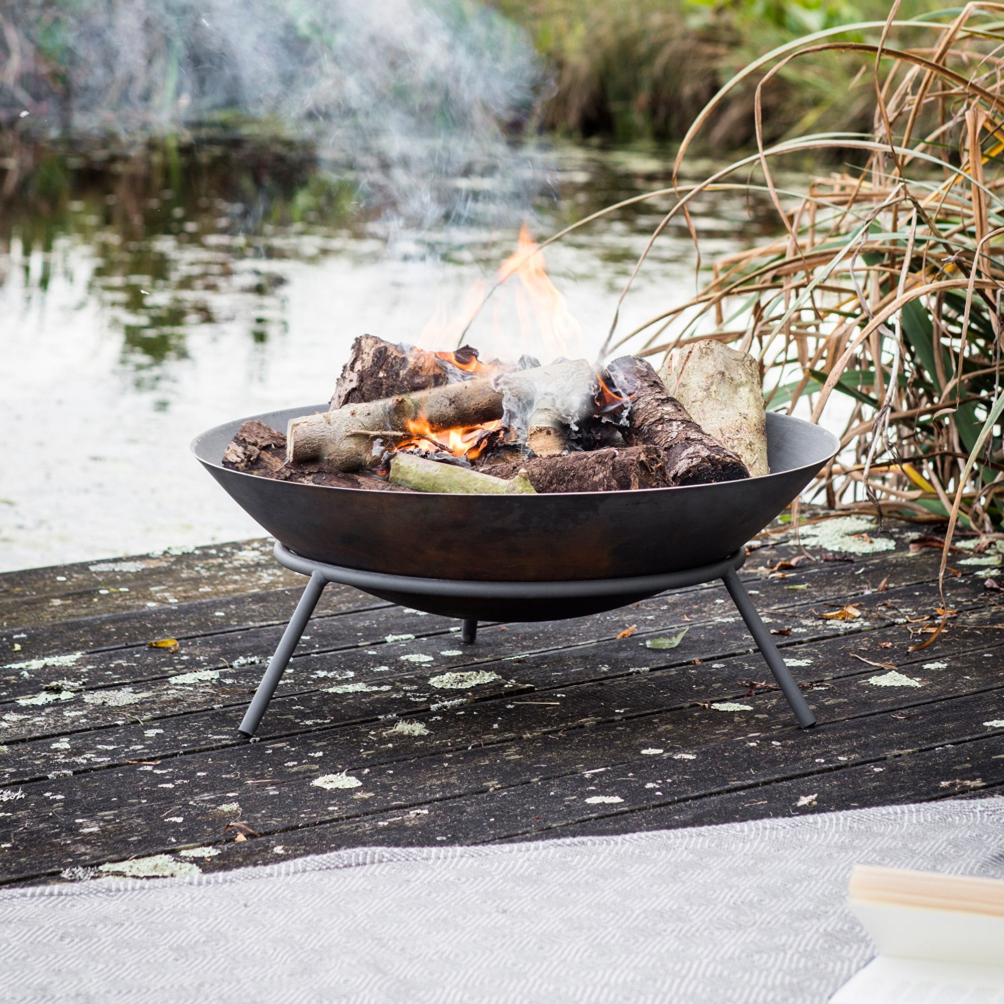 Idbury Fire Pit Outdoor Essentials The Haven Home Interiors