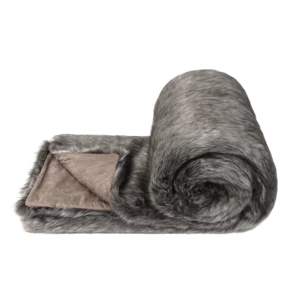 LADY GREY | FAUX FUR | BED RUNNER