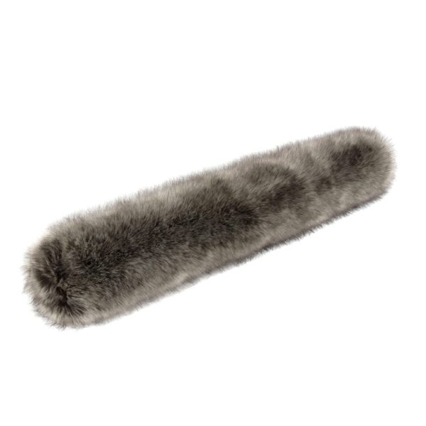 Lady Grey Faux Fur Draught Excluder