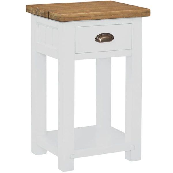 Gresford White 1 Drawer Console Table