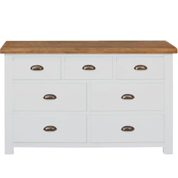 Gresford White 3+4 Wide Chest