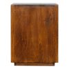 Mango Hill 1 Drawer Chestnut Bedside with Gold Pull Out Bar Mango Hill 1 Drawer Chestnut Bedside with Gold Pull Out Bar