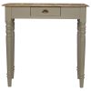 Mango Hill 1 Drawer Writing Desk with Flute Legs