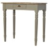 Mango Hill 1 Drawer Writing Desk with Flute Legs Mango Hill 1 Drawer Writing Desk with Flute Legs