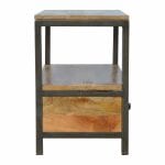Mango Hill 2 Drawer Coffee Table with Iron Base