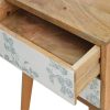 Mango Hill 2 Drawer Green Floral Screen-Printed Bedside Mango Hill 2 Drawer Green Floral Screen-Printed Bedside