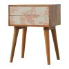 Mango Hill 2 Drawer Pink Floral Screen-Printed Bedside Mango Hill 2 Drawer Pink Floral Screen-Printed Bedside