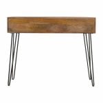 Mango Hill 4 Drawer Console Table with Iron Base