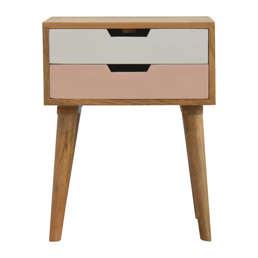 Blush bedside table deals