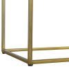 Mango Hill Chestnut Butler Tray Table with Gold Base