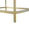 Mango Hill Coffee Table with Golden Iron Base