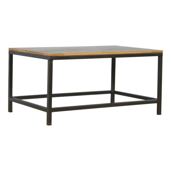 Mango Hill Coffee Table with Iron Base