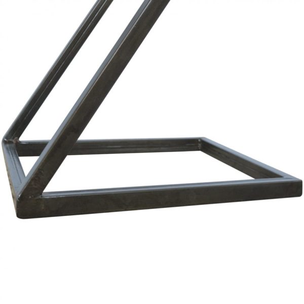 Mango Hill Side Table with Iron Base