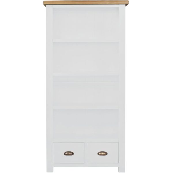 Gresford White Bookcase 900 x 1800