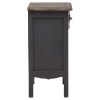 Bourges 1 Drawer 1 Shelf Grey Bedside Cabinet Bourges 1 Drawer 1 Shelf Grey Bedside Cabinet