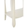 Bourges 2 Drawer White Bedside Table