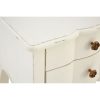 Bourges 2 Drawer White Bedside Table