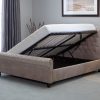 Oxford Scroll Ottoman Bed Stone Oxford Scroll Ottoman Bed Stone