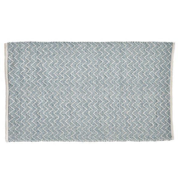 Teal Chenille Rug