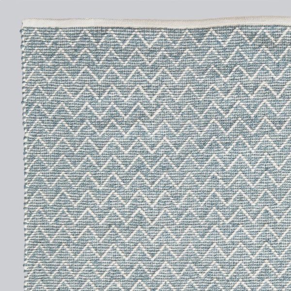 Teal Chenille Rug
