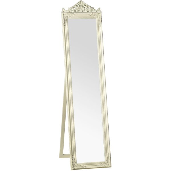 Colmar Cream Floor Standing Mirror