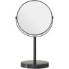 Grey Metal Small Swivel Table Mirror