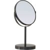 Grey Metal Small Swivel Table Mirror