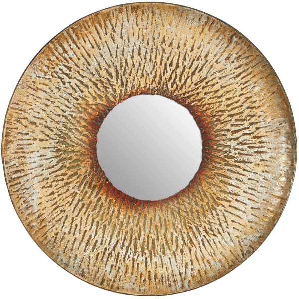 Hafsa Small Textured Wall Mirror