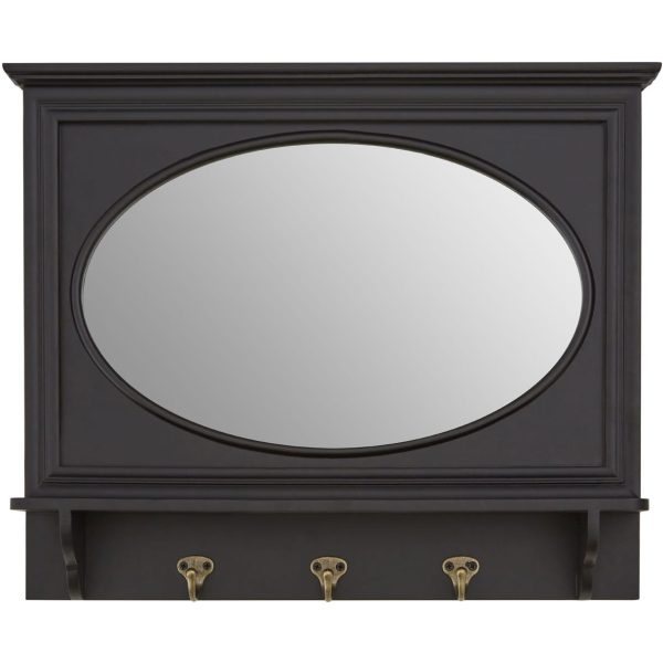 Kettlewell Black Wall Mirror